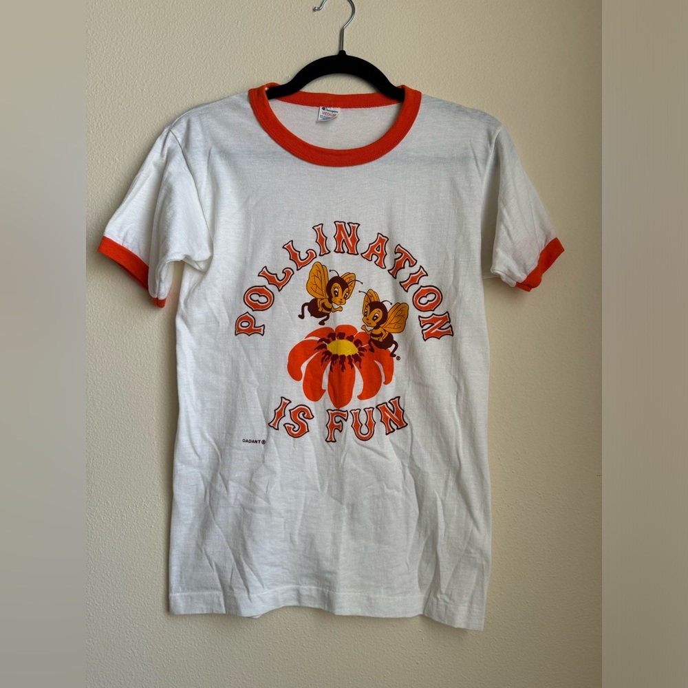 RARE Champion “Pollination Is Fun” Graphic Tee | Medium